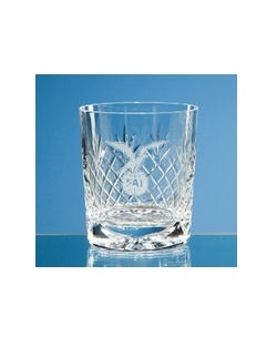 (SW36) 320ml Durham Lead Crystal Panel Whisky Tumbler - POA